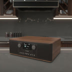 PURE Classic C-D6 DAB+/FM Radio with CD Player & Bluetooth - Coffee Black/Walnut