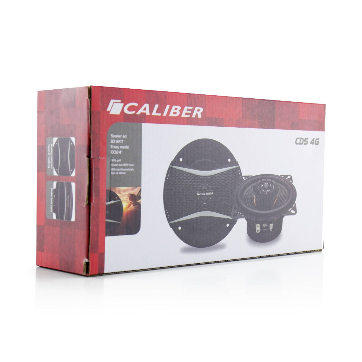 Caliber CDS4G 10cm 4 inch 2-Way Coaxial Speakers With Grills