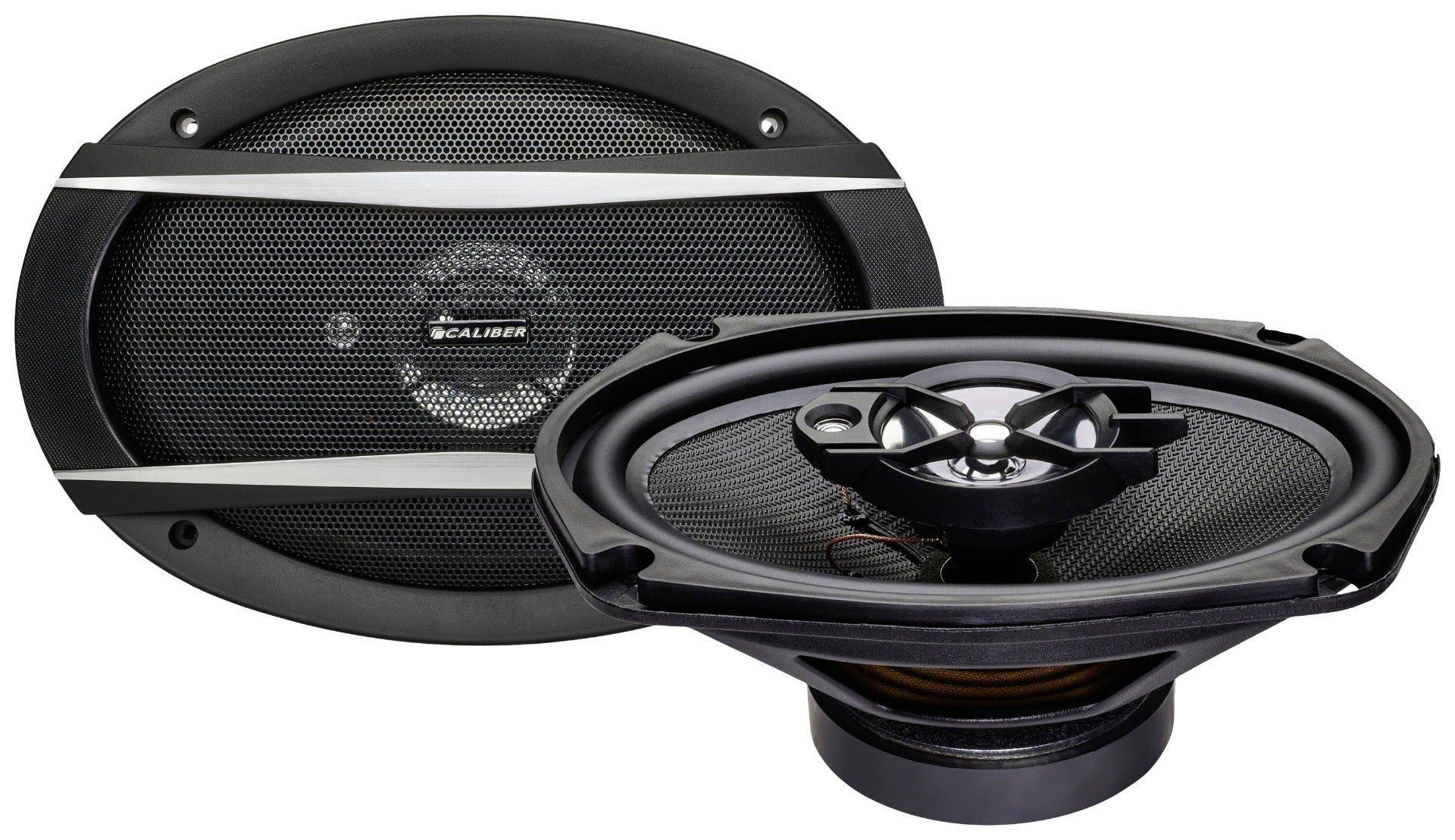 Caliber CDS69G 6x9 inch  3-Way Coaxial Speakers with Grills