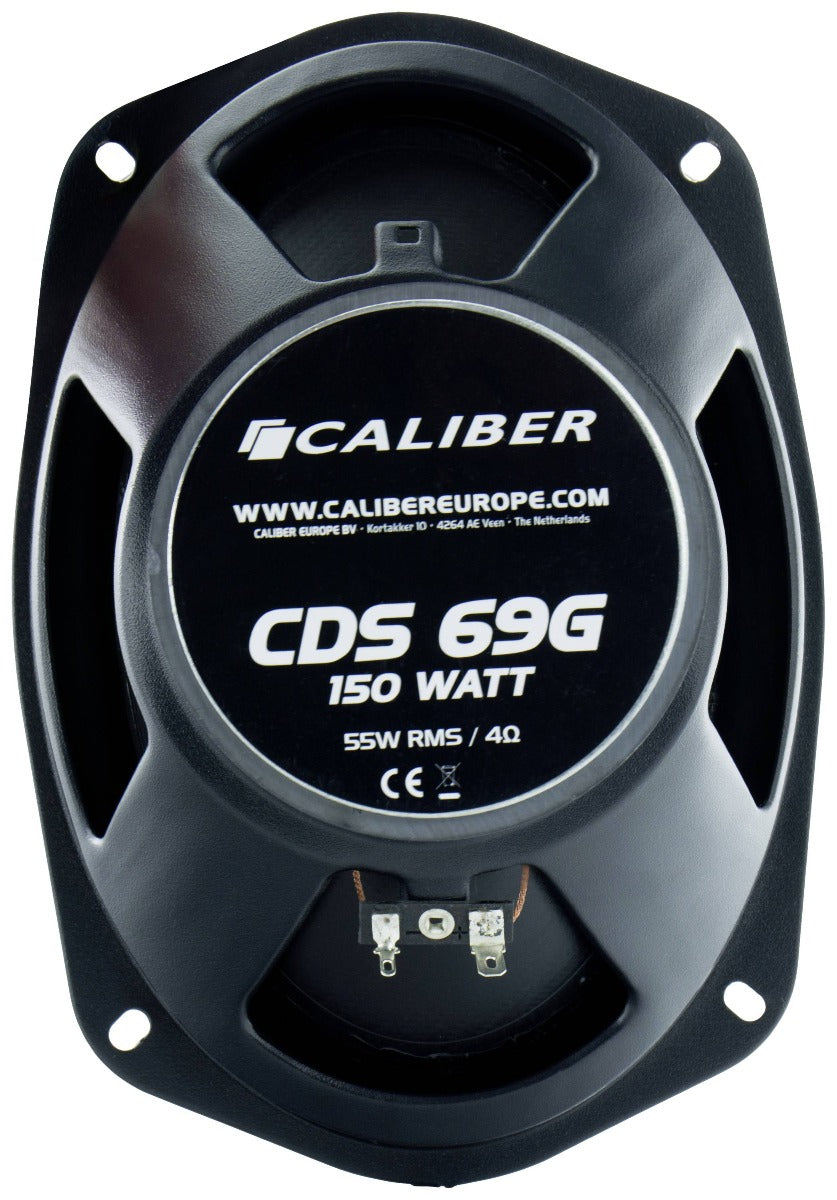 Caliber CDS69G 6x9 inch  3-Way Coaxial Speakers with Grills