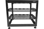 Sanus CFR1610 10U AV Rack Stackable Open Frame Network Rack