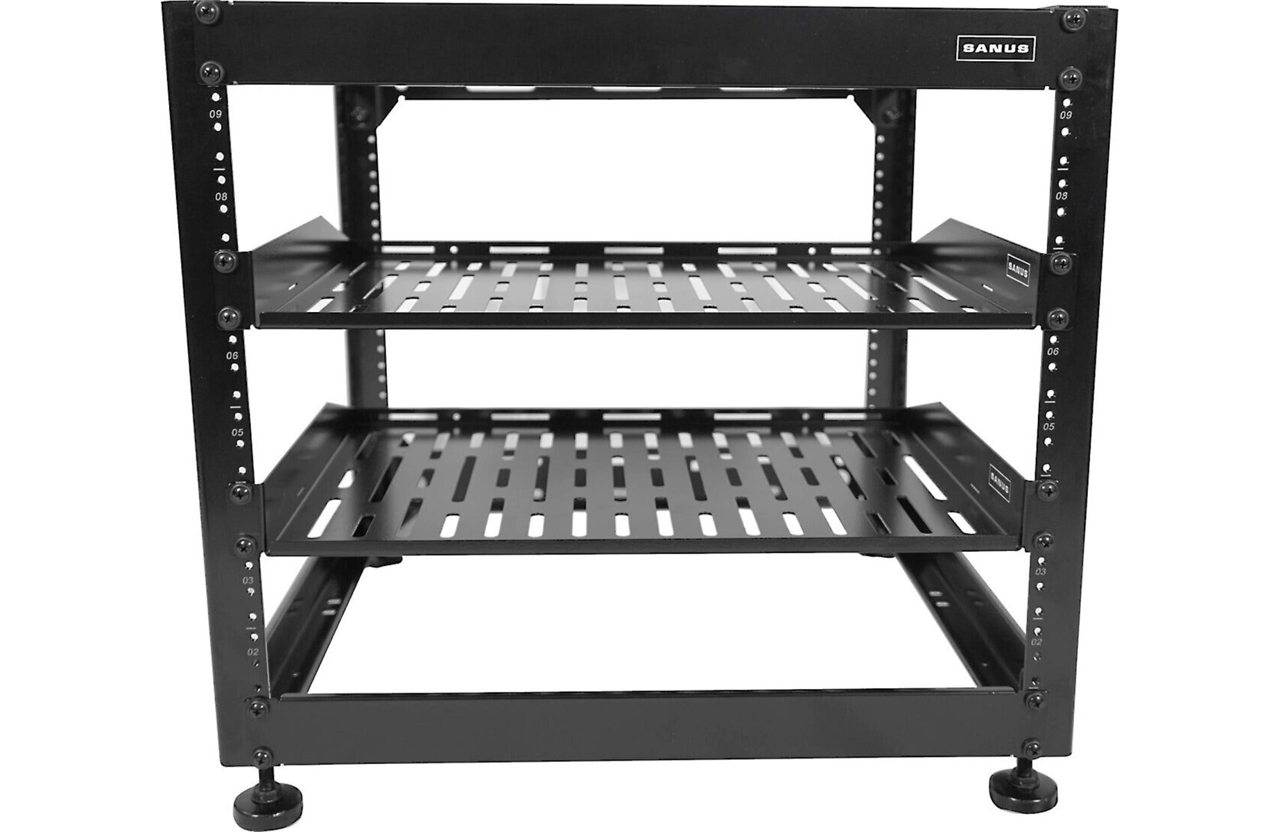 Sanus CFR1610 10U AV Rack Stackable Open Frame Network Rack