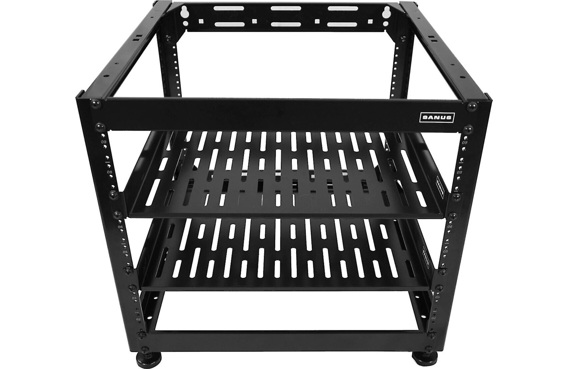 Sanus CFR1610 10U AV Rack Stackable Open Frame Network Rack