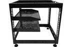 Sanus CFR1610 10U AV Rack Stackable Open Frame Network Rack