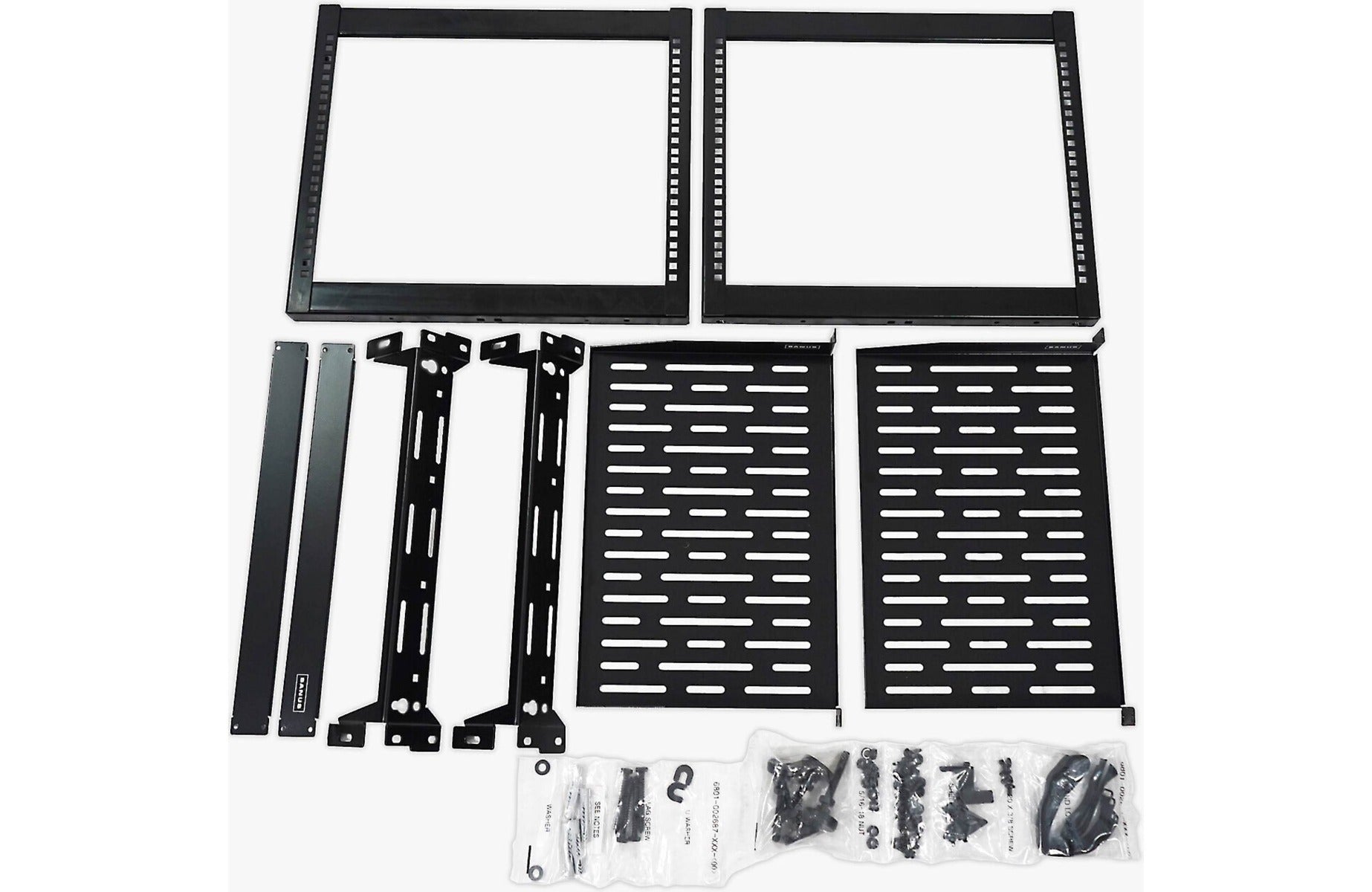 Sanus CFR1610 10U AV Rack Stackable Open Frame Network Rack