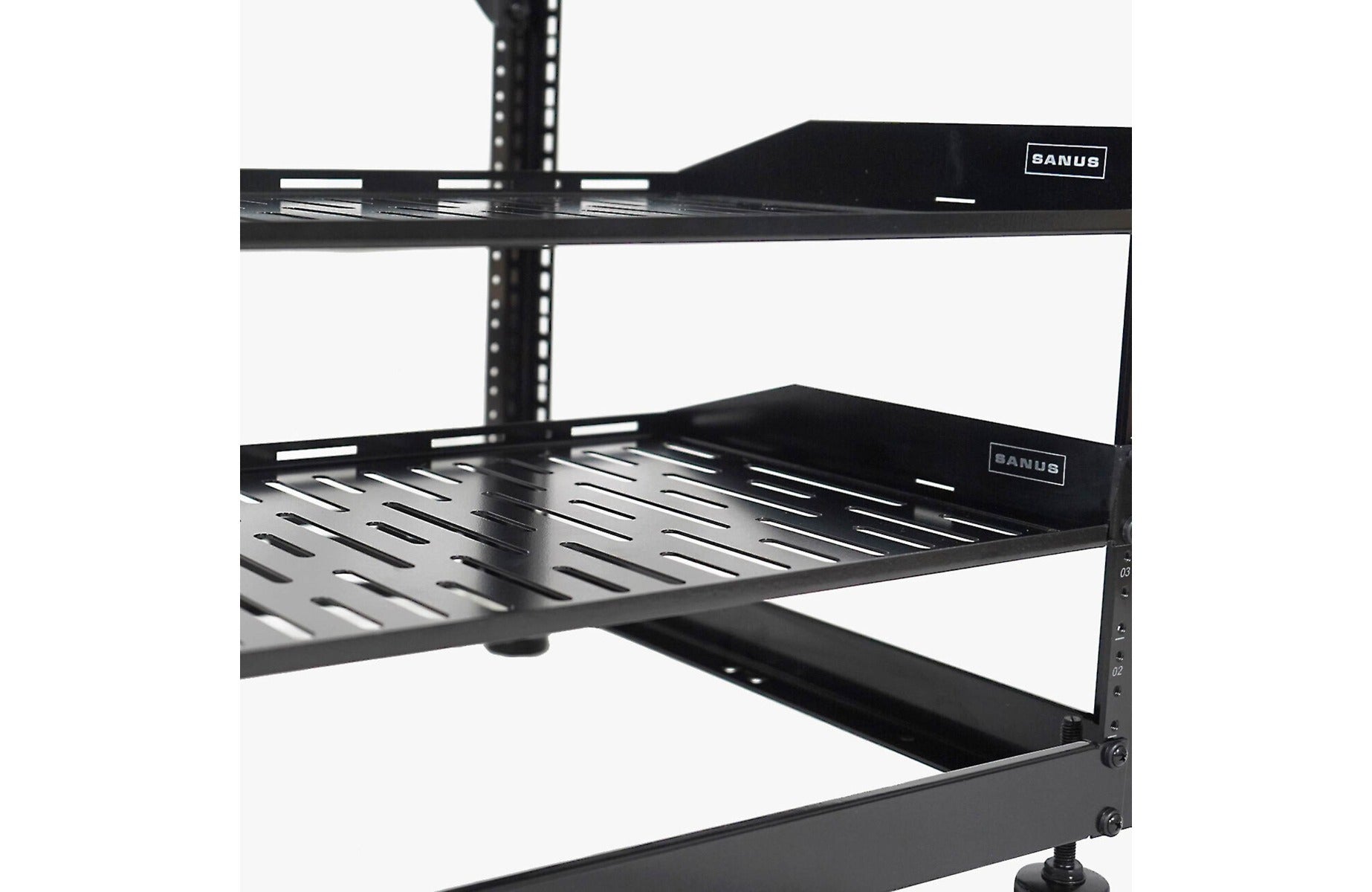 Sanus CFR1610 10U AV Rack Stackable Open Frame Network Rack