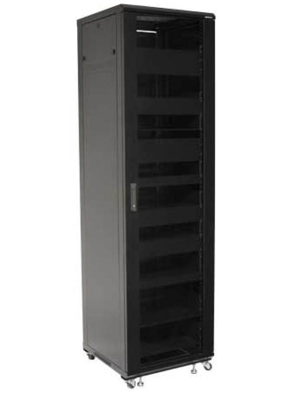 Sanus CFR2144-B1 85" AV Rack 44U Component Rack for Home Theatre Equipment