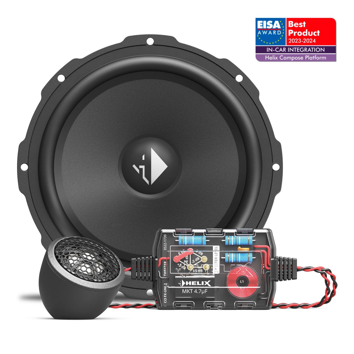 Helix Compose Ci3 K165.2FM-S3 - 6.5" 3 Ohm 150Watt Component Speaker System.