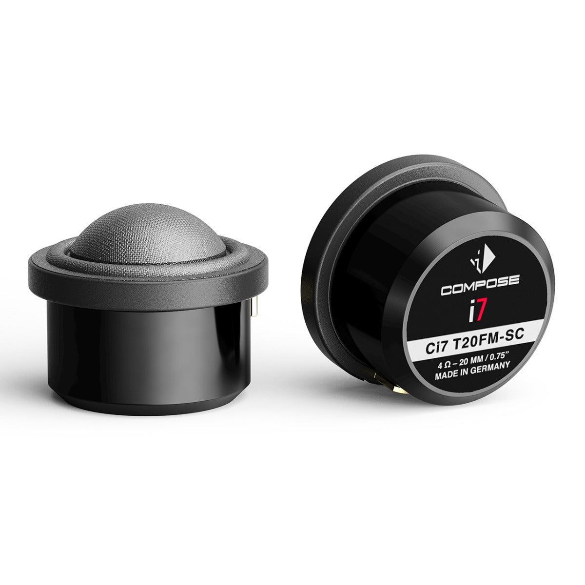 Helix Compose Ci7 T20FM-SC - 20mm Silk Dome Flexmount Tweeters (Pair)