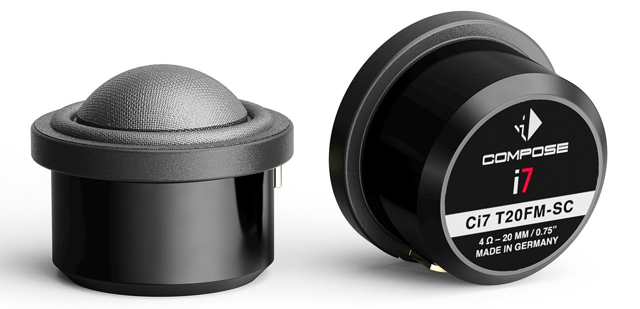 Helix Compose Ci7 W165.2FM-S3  - 6.5" High-end Midrange 225W Component Speakers