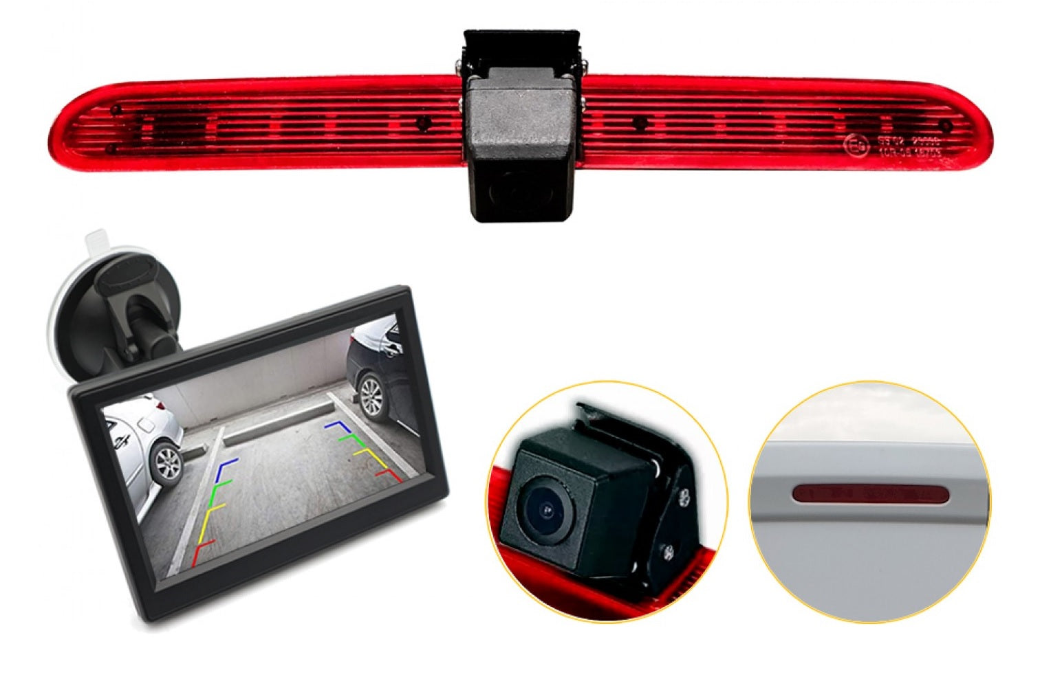 Toyota - ProAce City 2019  onwards high level brake light camera and monitor kit CK-CIT-01