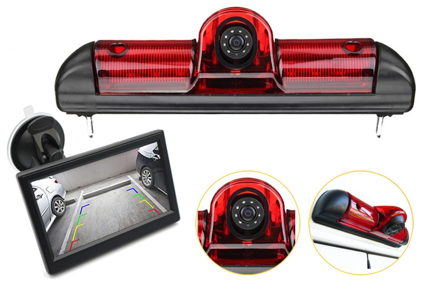 Citroën - Relay 2,3 2014 onwards high level brake light camera and monitor kit CK-DUC-01