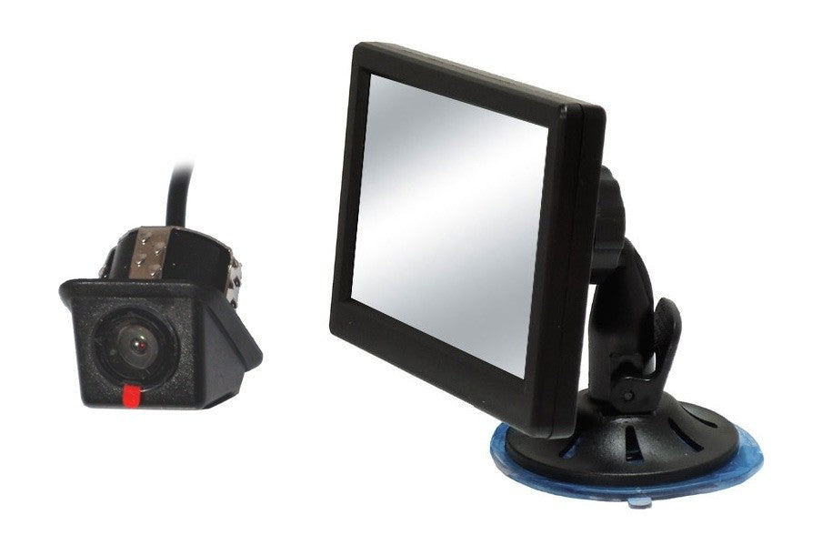 Universal push fit rear camera and Monitor 5-inch standalone monitor kit CK UNI-01