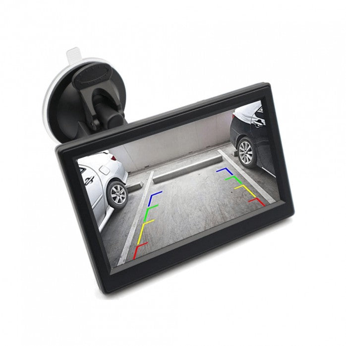 Universal adjustable bracket rear view camera and 5 inch standalone monitor kit CK-UNI-U120