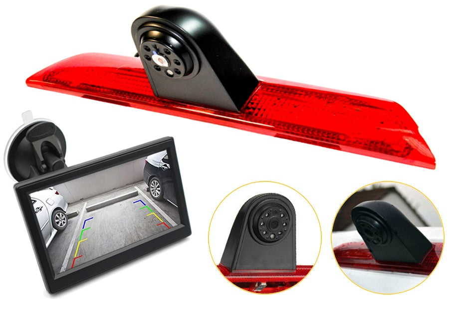 Ford Transit MK8 (2013 Onwards) high level brake light camera and monitor kit CK-FOR-01
