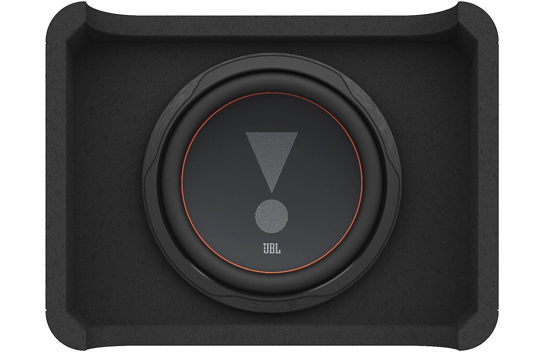 JBL CLUB 1200P + GT 50011Single Loaded 12" Club Series Dual 2-ohms Subwoofer with Enclosure and Amp.