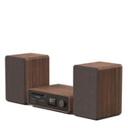 PURE Classic Stereo all in one System with Bluetooth & Internet Radio, CD and DAB+ in Coffee Black/Walnut