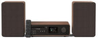 PURE Classic Stereo all in one System with Bluetooth & Internet Radio, CD and DAB+ in Coffee Black/Walnut