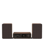 PURE Classic Stereo all in one System with Bluetooth & Internet Radio, CD and DAB+ in Coffee Black/Walnut