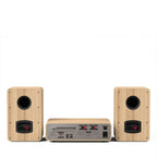 PURE Classic Stereo all in one System with Bluetooth & Internet Radio, CD and DAB+ in Cotton White/Oak