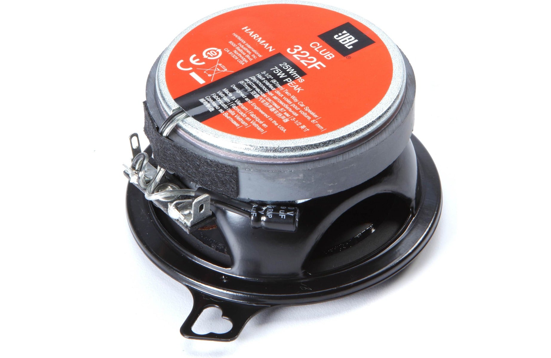 JBL Club 322F - 3.5" 75 Watt  2-way Coaxial Car Speakers