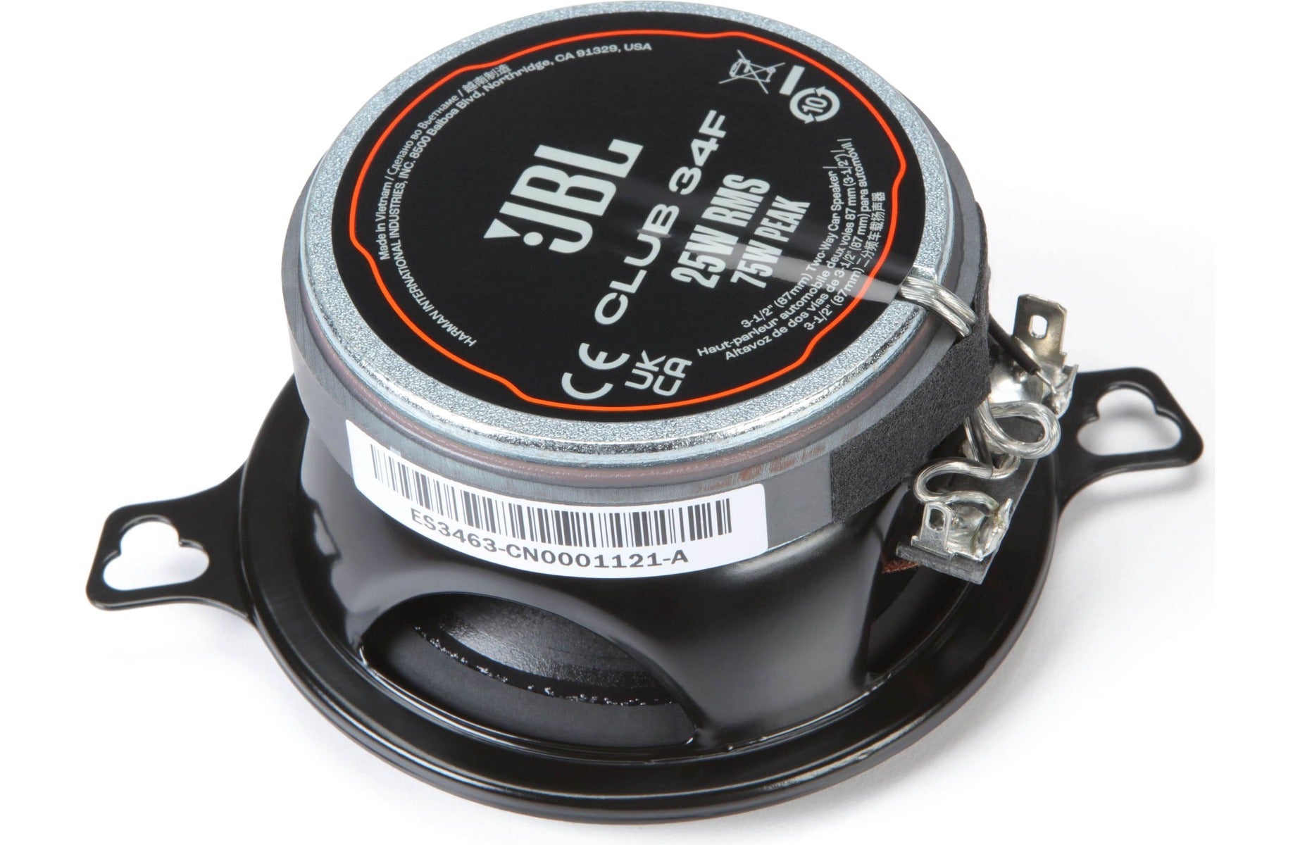 JBL Club 34F Club Series 3-1/2 inch 75 Watt  2-way Coaxial Car Speakers