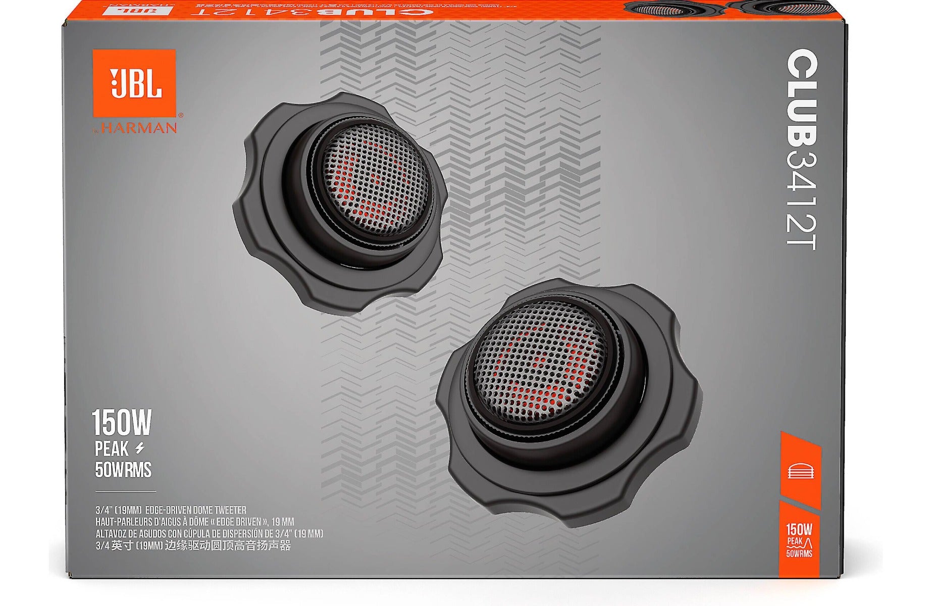 JBL Club 3412T 3/4" 150W balanced dome tweeters