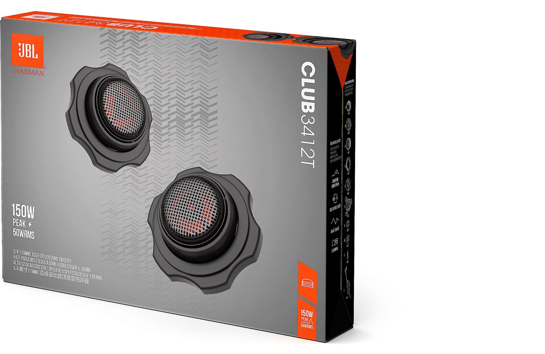 JBL Club 3412T 3/4" 150W balanced dome tweeters