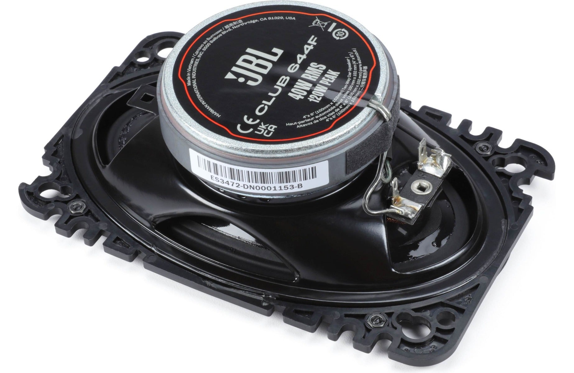 JBL Club 644F Club Series 4x6 inch 240 Watt  2-way Coaxial Car Speakers