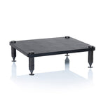 Norstone COMO Black Leather and Black Steel Premium HiFi Rack