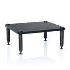 Norstone COMO Black Leather and Black Steel Premium HiFi Rack