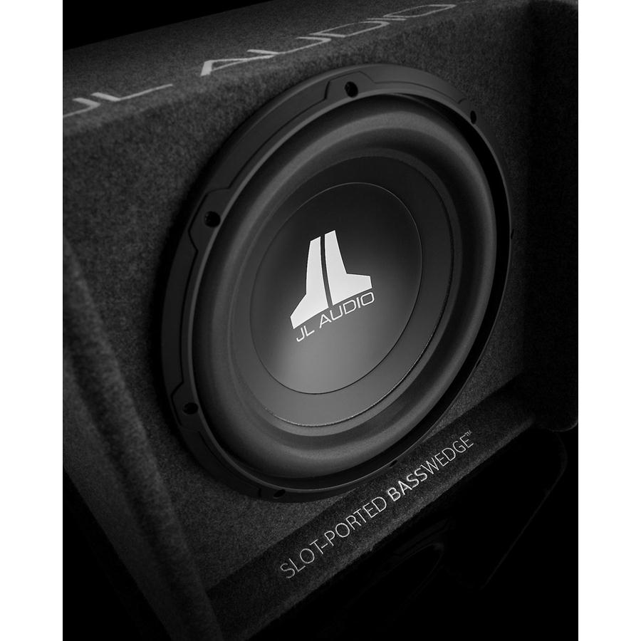 JL Audio CP112G-W0V 12" Sub Woofer JL Slot Port Box Bass Wedge Enclosure and  JL JD500.1 Amp