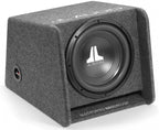 JL Audio CP112G-W0V 12" Sub Woofer JL Slot Port Box Bass Wedge Enclosure and  JL JD500.1 Amp