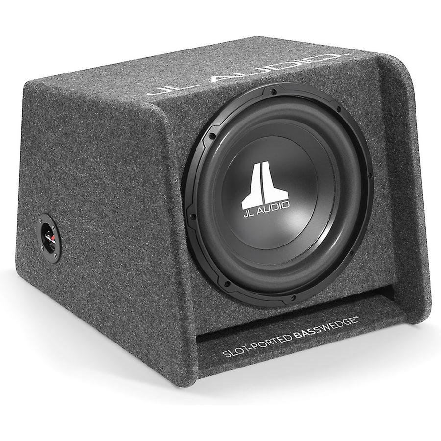 JL Audio CP112G-W0V 12" Sub Woofer JL Slot Port Box Bass Wedge Enclosure and  JL JD500.1 Amp