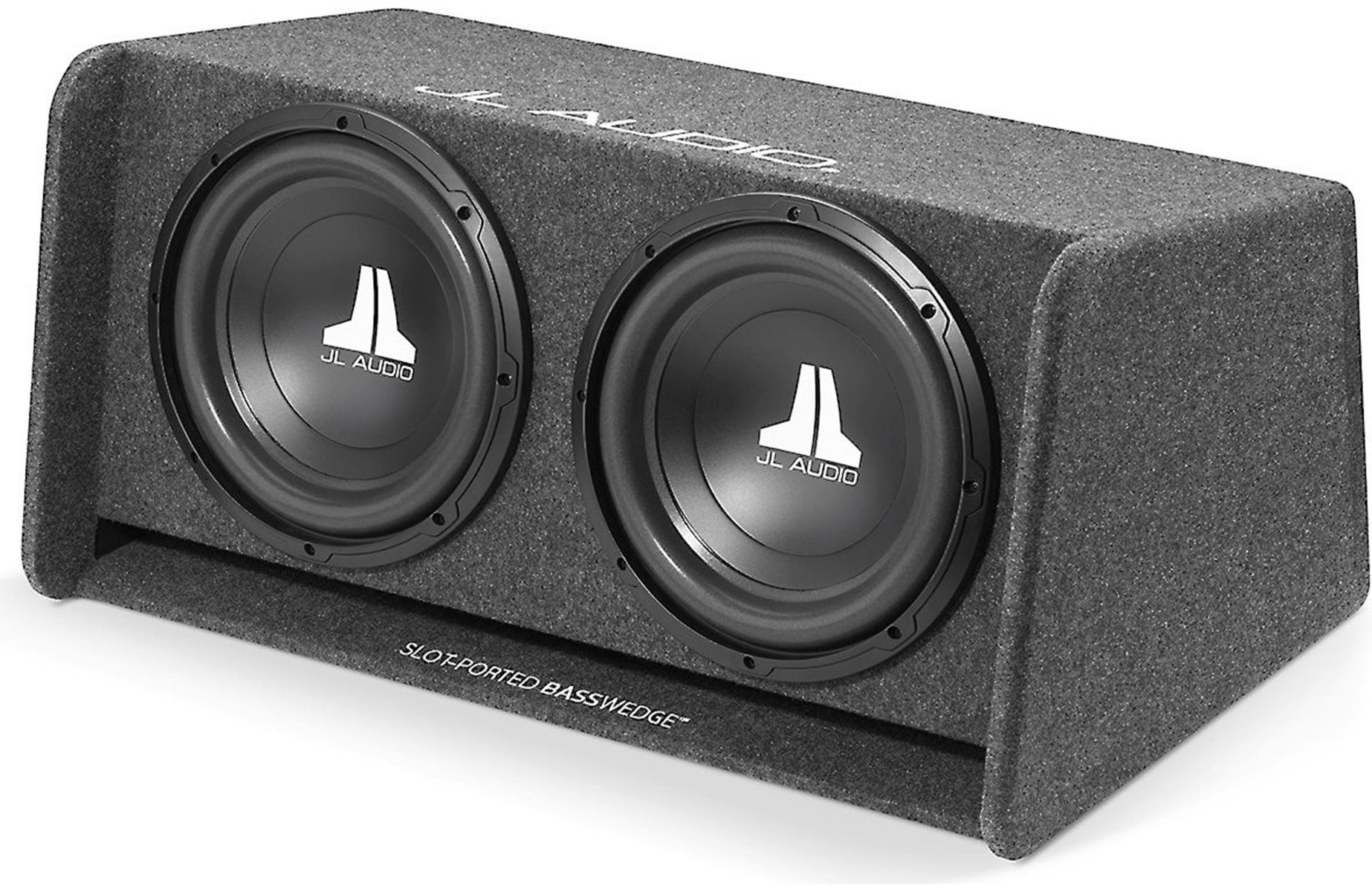 JL Audio CP212-W0v3 BassWedge™ slot-ported enclosure with two 12" W0v3 subwoofers