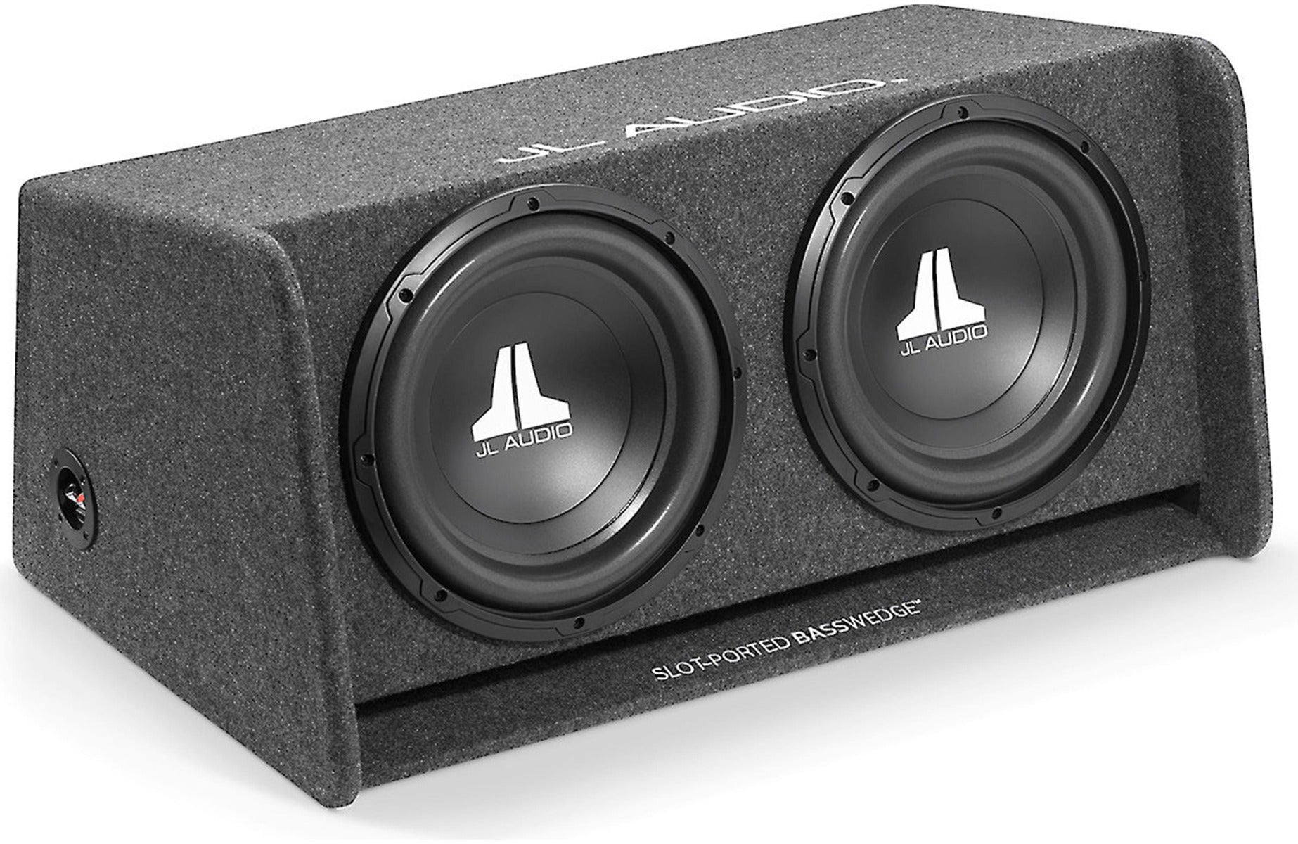 JL Audio CP210-W0v3 BassWedge™ slot-ported enclosure with two 10" W0v3 subwoofers