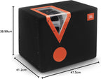 JBL CSX-1400BP - 12" Bandpass Box with Acrylic Window Passive Subwoofer Enclosure