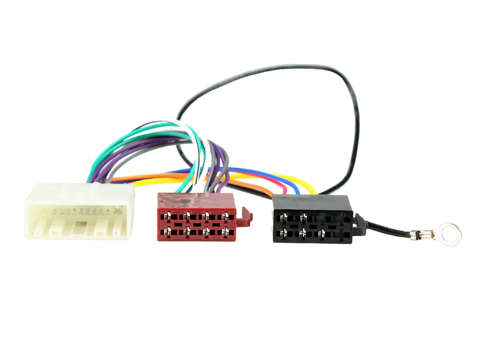 Nissan Altima, Cube, Juke, Micra, Maxima, Murano, Navara, NV200/300/400, Patrol, Pathfinder, Pulsar, Qashqai, Sentra, Tiida, X-Trail, 370Z  to ISO Wiring Harness harness lead CT20NS05