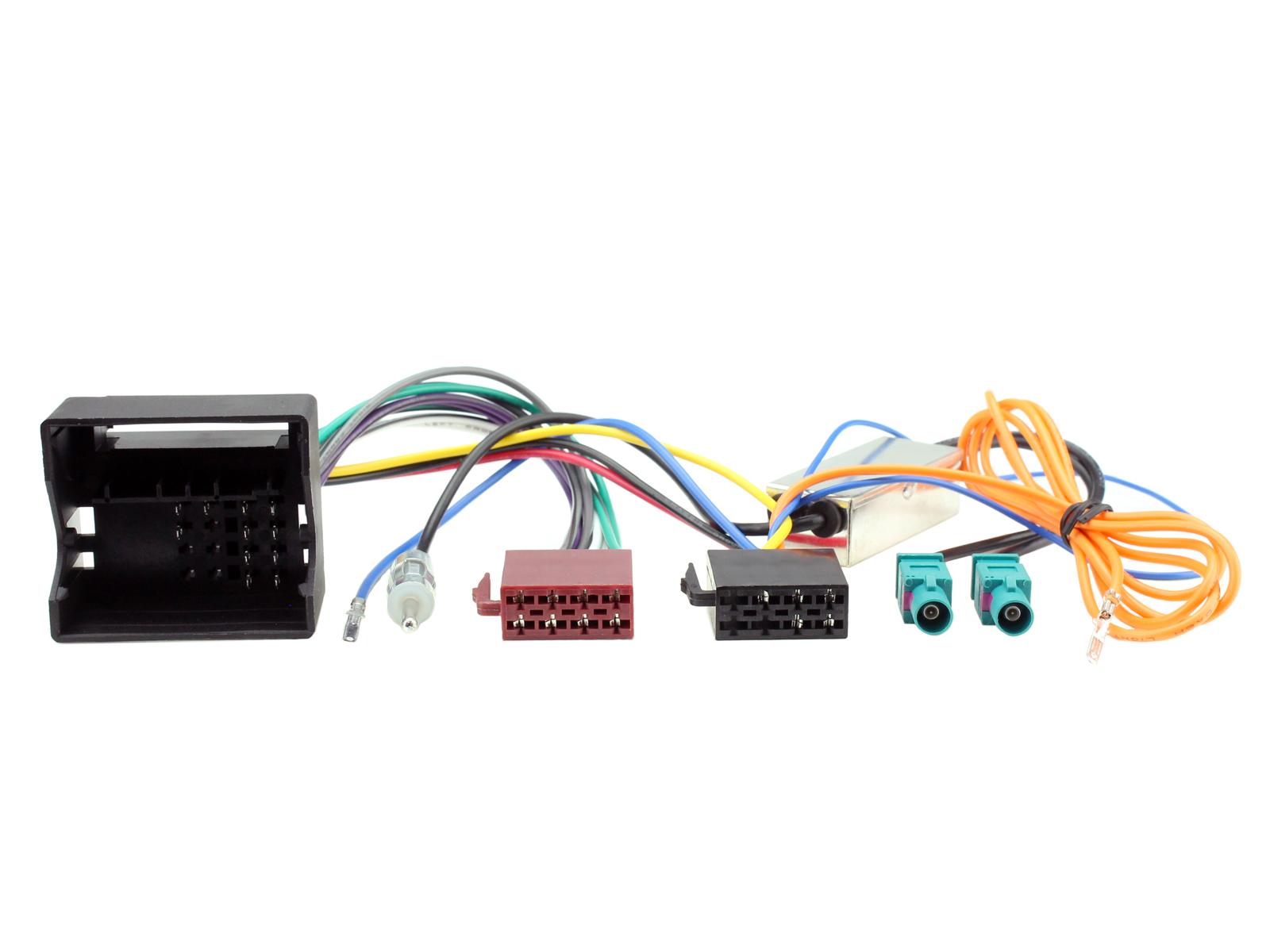 Peugeot 207, 307, 308, 407, 607, 807 ISO Wiring Harness & Aerial Adaptor CT20PE05