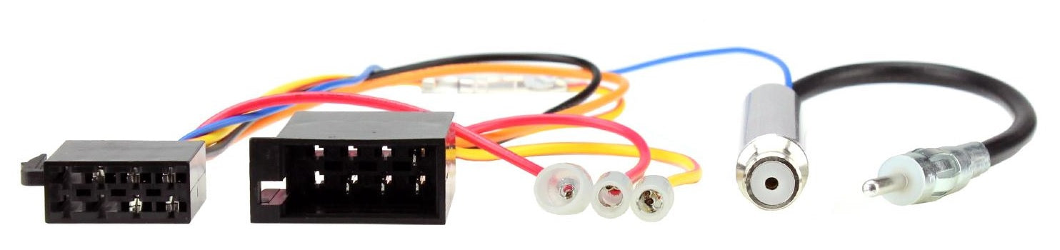 Audi, Seat, Skoda, VW to ISO harness lead with Double Antenna CT20VW07
