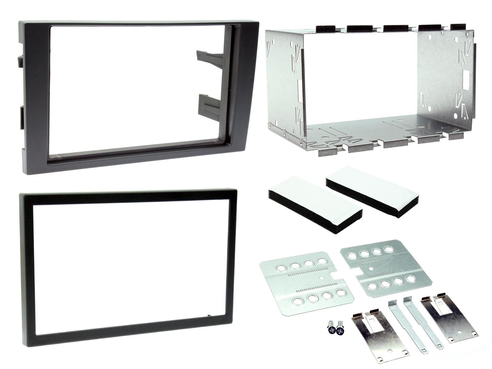 Audi A6 C5 (Typ 4B - Post Facelift) 2001-2004 Double Din Fascia Panel Fitting Adaptor CT23AU03