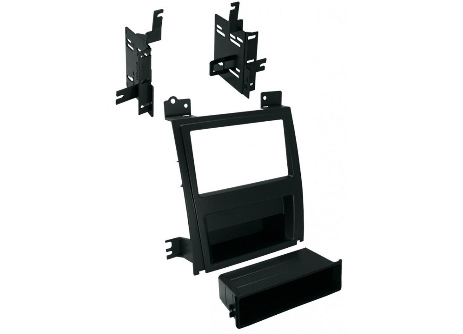 Cadillac Escalade 2007-2014 Single or Double DIN Fascia Panel Adaptor Black CT23CA06