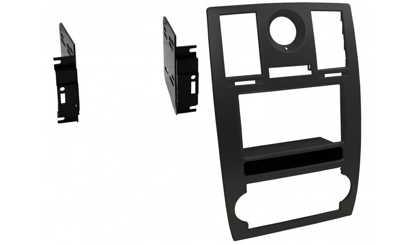 Chrysler 300 2005-2007 Stereo Double DIN Fascia Panel Adaptor Black CT23CH06