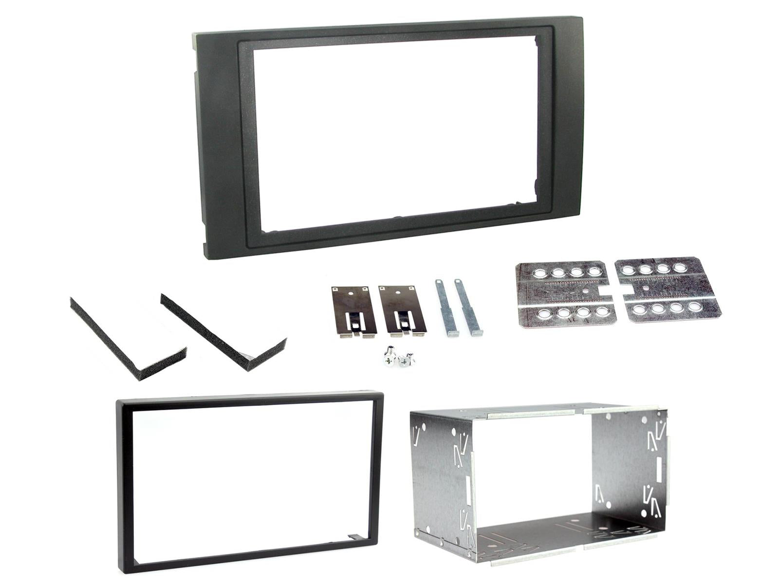 Ford C-Max, Fiesta, Focus, Fusion, Galaxy, Kuga, S-Max, Transit Double Din Car Stereo Fascia Adaptor CT23FD01
