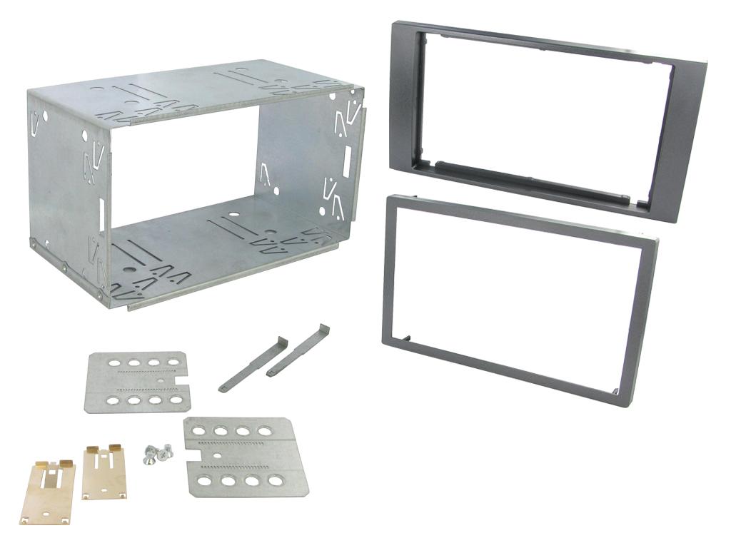 Ford C-Max, Fiesta, Focus, Fusion, Galaxy, Kuga, S-Max, Transit Double Din Car Stereo Fascia Adaptor CT23FD03