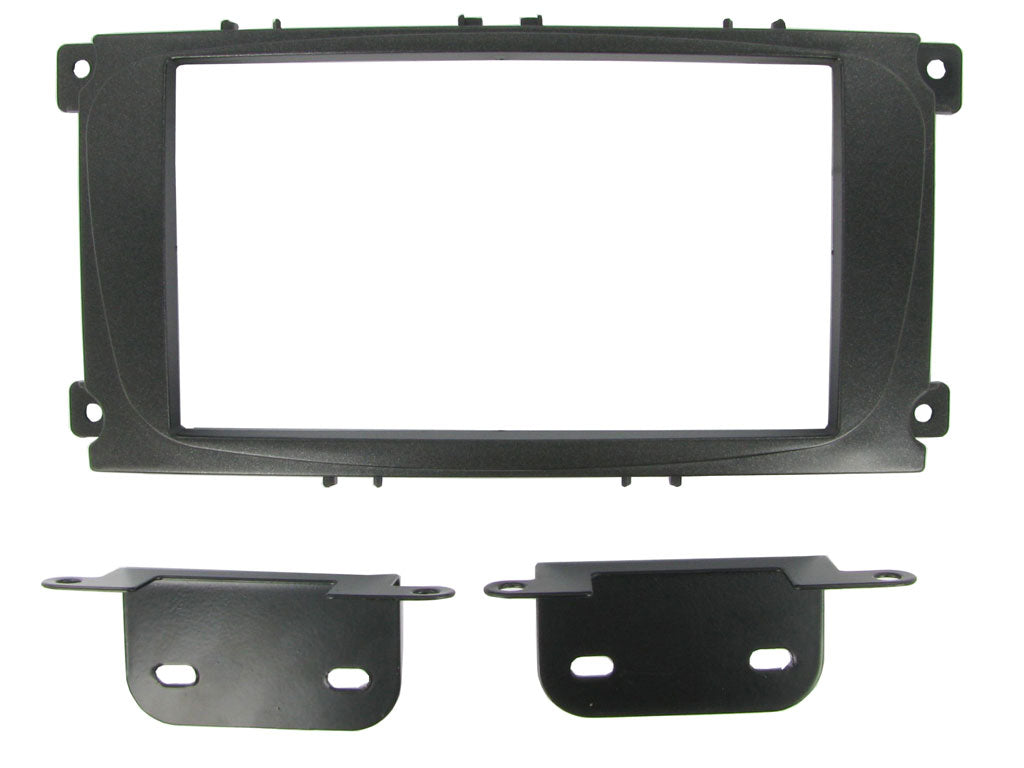 Ford Mondeo, Focus, S-Max 2007-2014 Double Din Car Stereo Black Fascia Adaptor CT23FD07