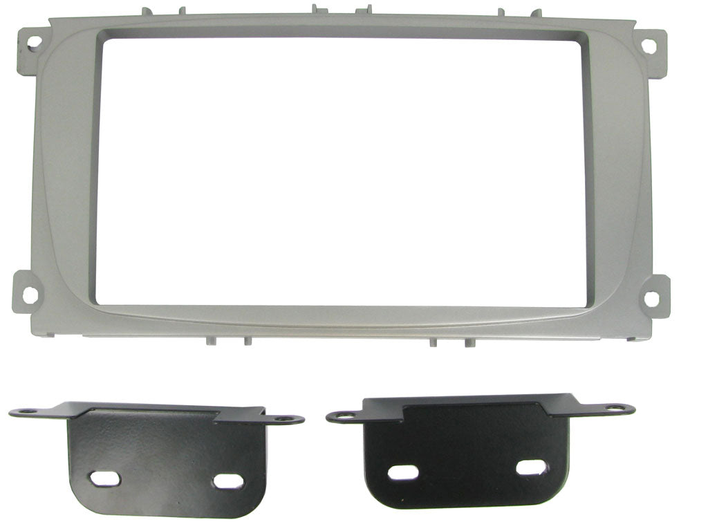 Ford Mondeo, Focus, S-Max Double Din Car Stereo Silver Fascia Adaptor CT23FD08