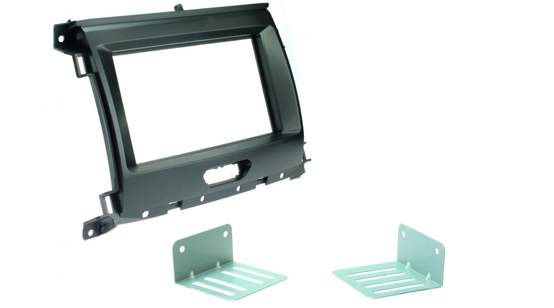 Ford Ranger 2016 onwards Grey Double Din Car Stereo Fascia Adaptor CT23FD69