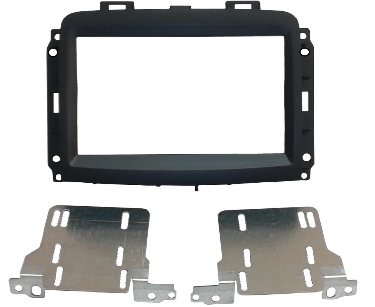 Fiat 500 (2016-2021) Uconnect 7" Double DIN Radio fascia (GLOSS BLACK) 50-627