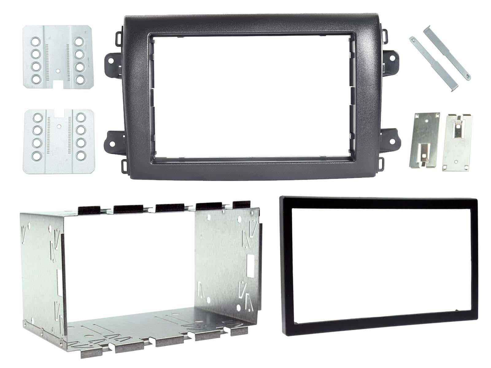 Fiat Ducato8 Series 8 2021onwards Double Din Car Stereo Fascia Adaptor CT23FT45